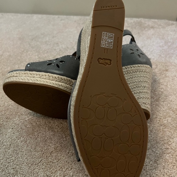 Coach Kelsi Susde Wedge, Heather Grey, NWT, size 11 - Picture 5 of 5